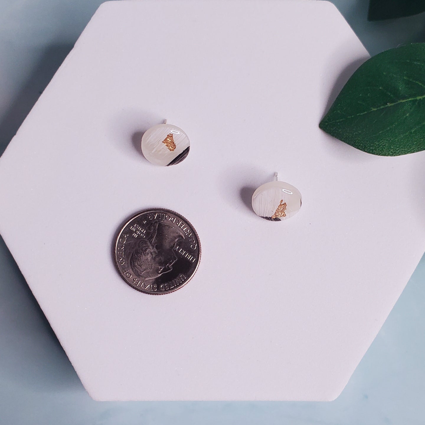 Abstract Circle Stud